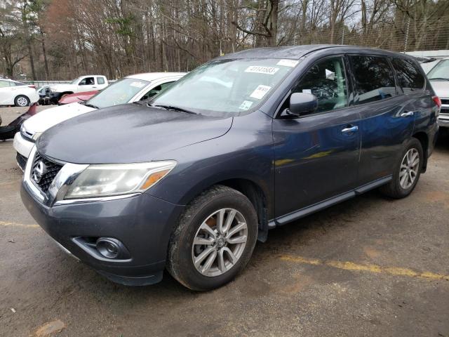 5N1AR2MN3EC719336 - 2014 NISSAN PATHFINDER GRAY photo 1