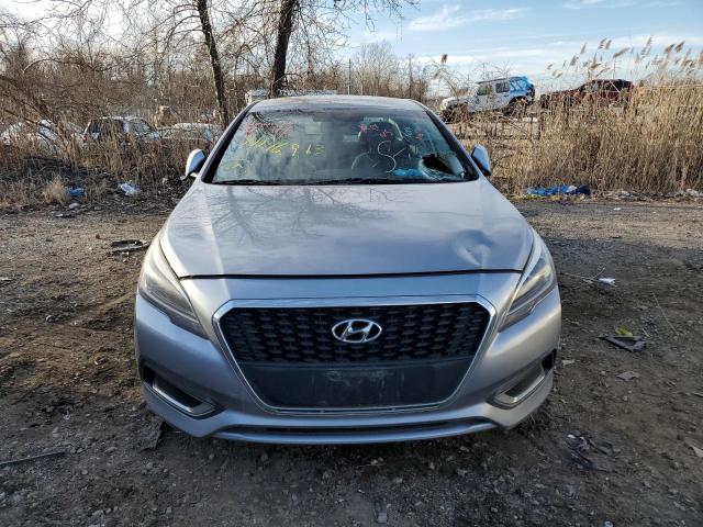 KMHE34L16GA009973 - 2016 HYUNDAI SONATA HYB GRAY photo 5