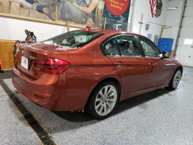 WBA8E5G54JNU47872 - 2018 BMW 320 XI ORANGE photo 3