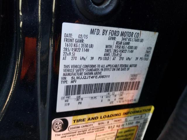 5LMJJ2JT4FEJ08311 - 2015 LINCOLN NAVIGATOR 黑色 照片 14