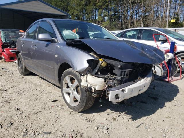 JM1BK12F551220181 - 2005 MAZDA 3 I GRAY photo 1