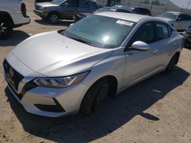 3N1AB8CV9LY274847 - 2020 NISSAN SENTRA SV SILVER photo 2