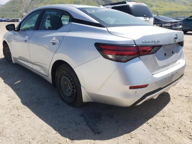 3N1AB8CV9LY274847 - 2020 NISSAN SENTRA SV SILVER photo 3