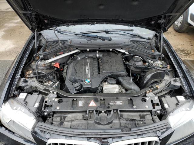 5UXWX7C54DL979255 - 2013 BMW X3 XDRIVE3 BLACK photo 11