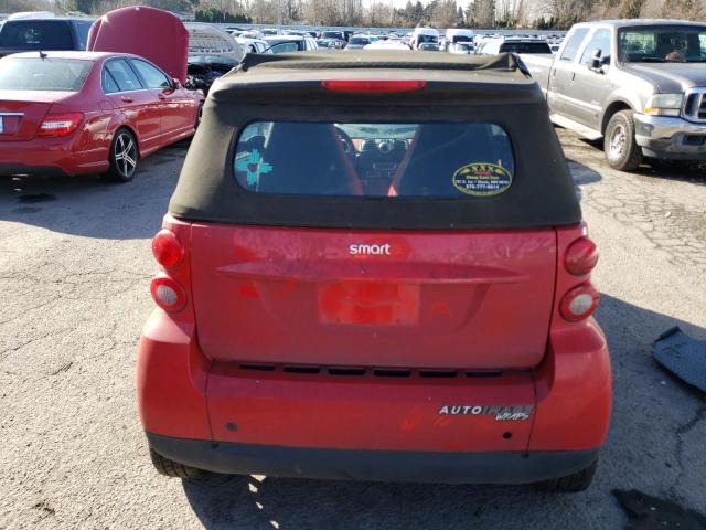 WMEEK31X99K229387 - 2009 SMART FORTWO PAS RED photo 10