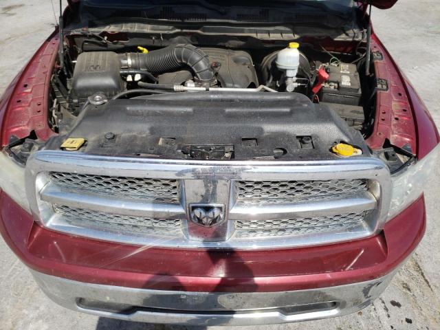 1C6RD6GT0CS313113 - 2012 DODGE RAM 1500 S MAROON photo 7