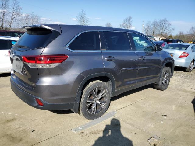 5TDBZRFH4KS926045 - 2019 TOYOTA HIGHLANDER GRAY photo 3