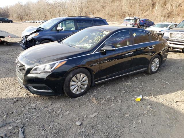 KMHE24L13GA026586 - 2016 HYUNDAI SONATA HYB BLACK photo 1