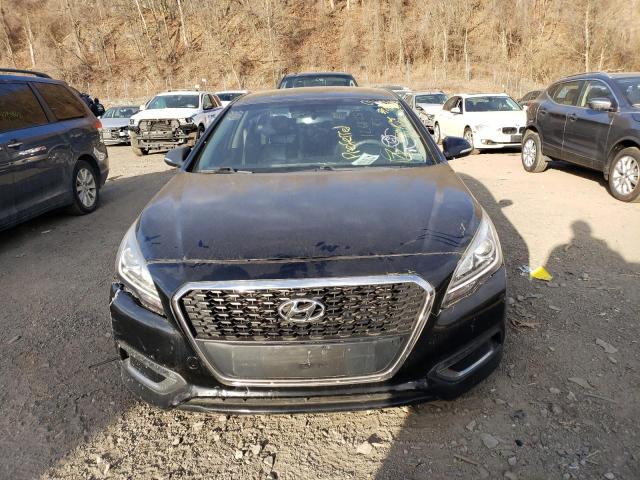 KMHE24L13GA026586 - 2016 HYUNDAI SONATA HYB BLACK photo 5