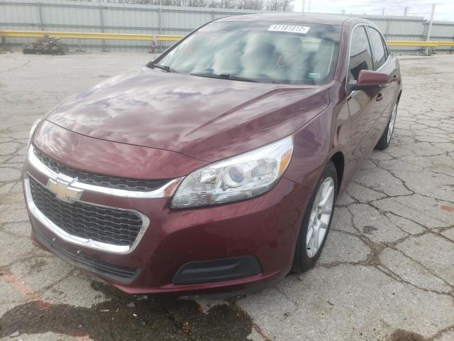 1G11C5SL5FF275054 - 2015 CHEVROLET MALIBU 1LT მუქწითელი ფოტო 2