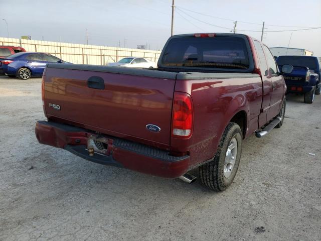 2FTRX17254CA56997 - 2004 FORD F-150 HERI RED photo 4