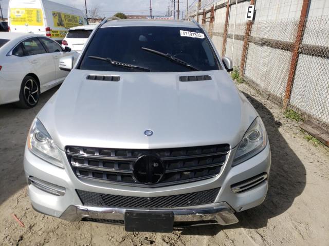 4JGDA5HB4EA417894 - 2014 MERCEDES-BENZ ML 350 4MA SILVER photo 5