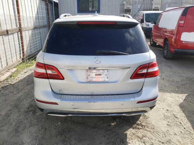 4JGDA5HB4EA417894 - 2014 MERCEDES-BENZ ML 350 4MA SILVER photo 6