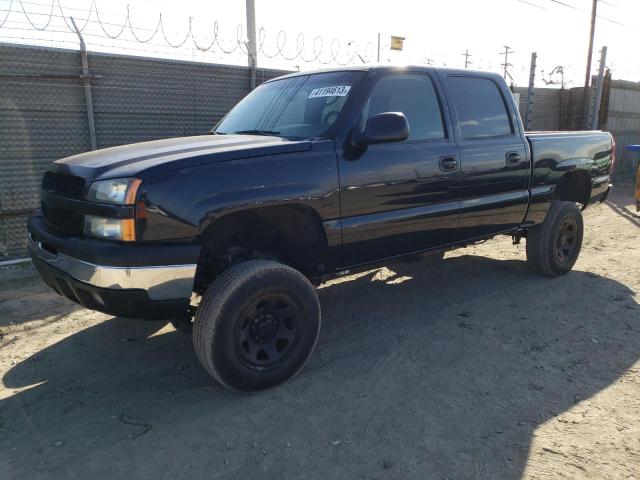 2GCEC13T851384758 - 2005 CHEVROLET SILVERADO BLUE photo 1