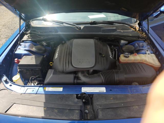 2C3CDYBT1CH259544 - 2012 DODGE CHALLENGER BLUE photo 7