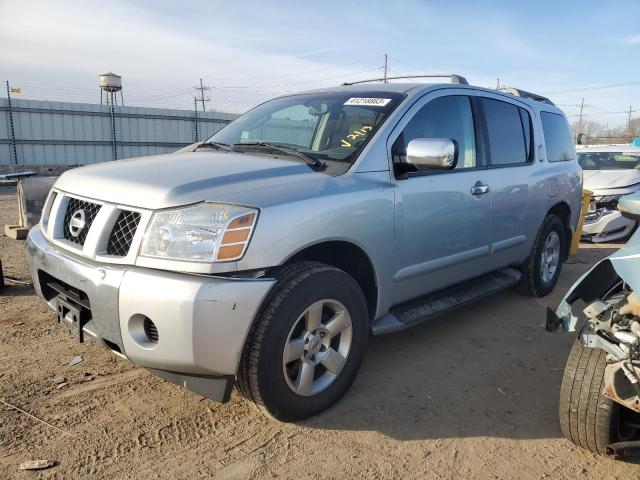 5N1AA08A04N736102 - 2004 NISSAN ARMADA SE SILVER photo 1