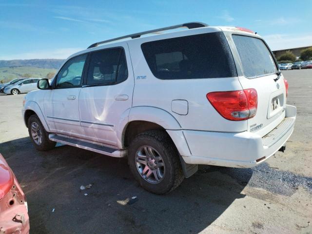 5TDBT44A35S241971 - 2005 TOYOTA SEQUOIA SR WHITE photo 2