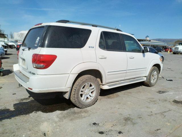 5TDBT44A35S241971 - 2005 TOYOTA SEQUOIA SR WHITE photo 3