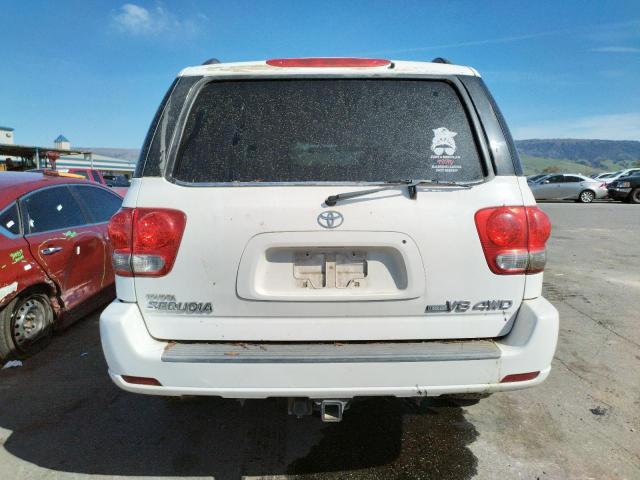 5TDBT44A35S241971 - 2005 TOYOTA SEQUOIA SR WHITE photo 6