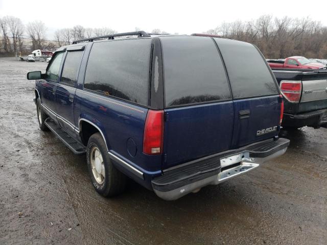 1GNFK16R4WJ304118 - 1998 CHEVROLET SUBURBAN BLUE photo 3