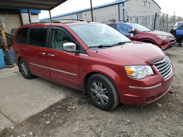 2A8HR64X68R661075 - 2008 CHRYSLER TOWN & COU RED photo 4