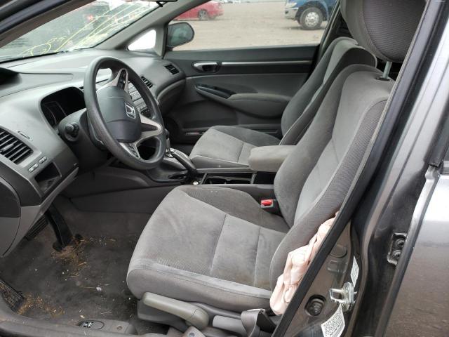 2HGFA16879H323742 - 2009 HONDA CIVIC EX GRAY photo 9