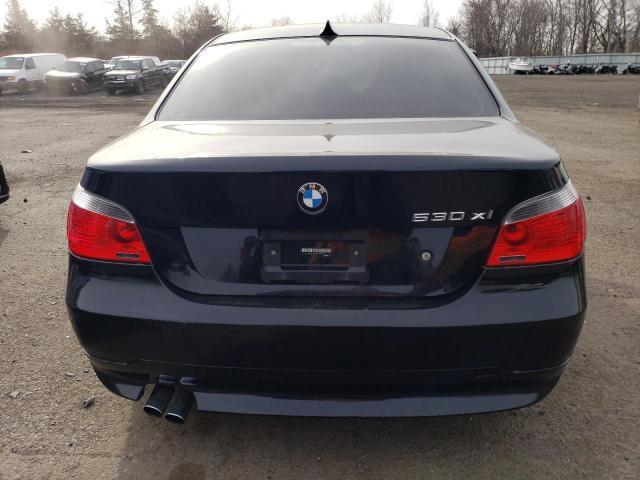 WBANF73516CC34062 - 2006 BMW 530 XI BLACK photo 6