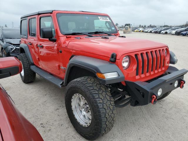 1C4HJXDG7LW335080 - 2020 JEEP WRANGLER U წითელი ფოტო 4
