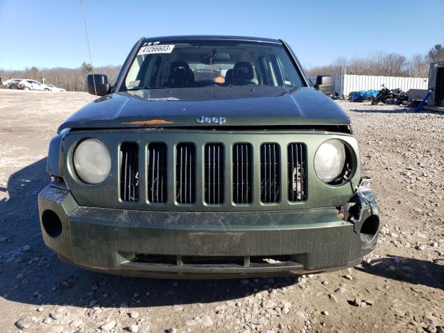 1J4FT28B29D207704 - 2009 JEEP PATRIOT SP GREEN photo 5