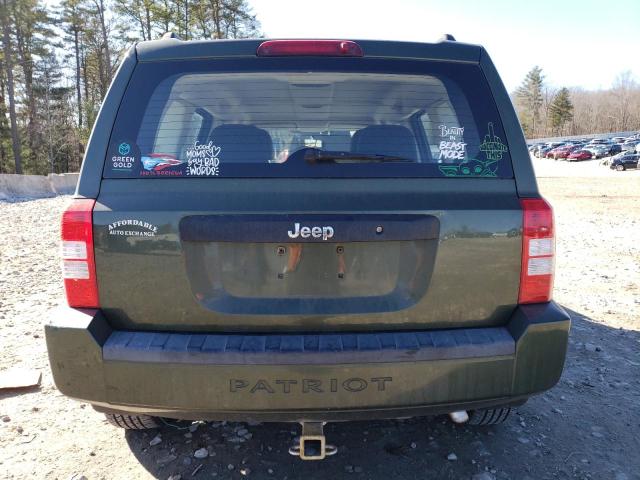 1J4FT28B29D207704 - 2009 JEEP PATRIOT SP GREEN photo 6