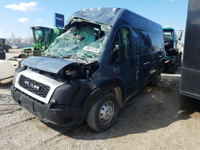 3C6MRVJG7ME536612 - 2021 RAM PROMASTER 蓝色 照片 2