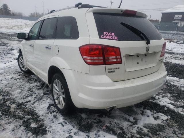 3D4PH6FV9AT265665 - 2010 DODGE JOURNEY R/ WHITE photo 3