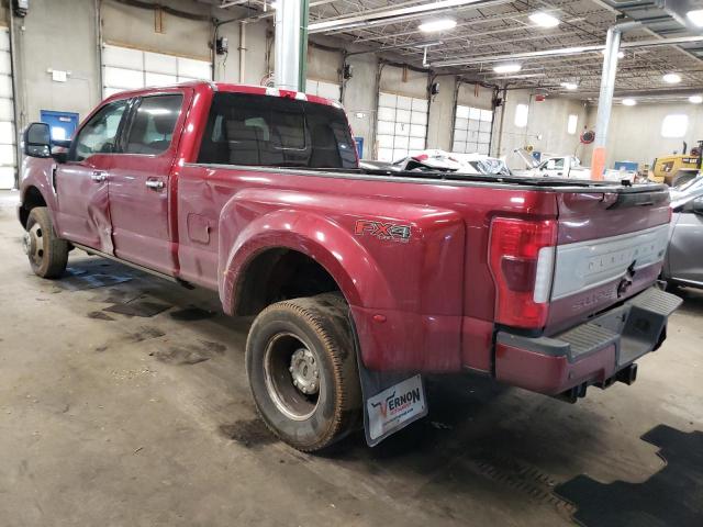 1FT8W3DT1KEE73483 - 2019 FORD F350 SUPER BURGUNDY photo 2