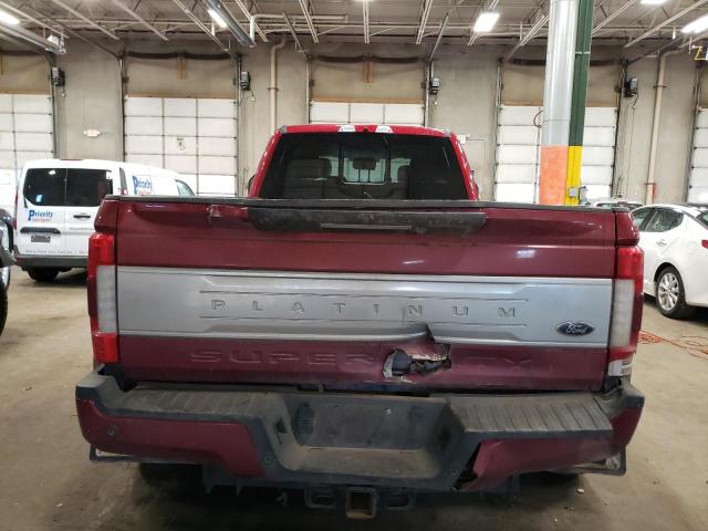 1FT8W3DT1KEE73483 - 2019 FORD F350 SUPER BURGUNDY photo 6