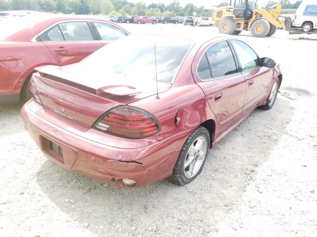 1G2NF52E24M594443 - 2004 PONTIAC GRAND AM S RED photo 4