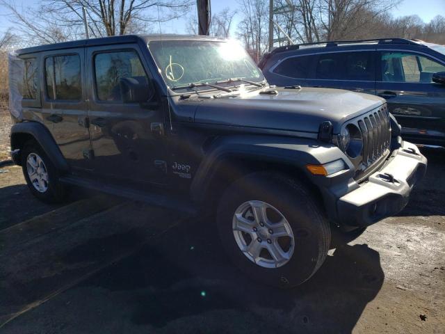 1C4HJXDG2KW616492 - 2019 JEEP WRANGLER U ნაცრისფერი ფოტო 4