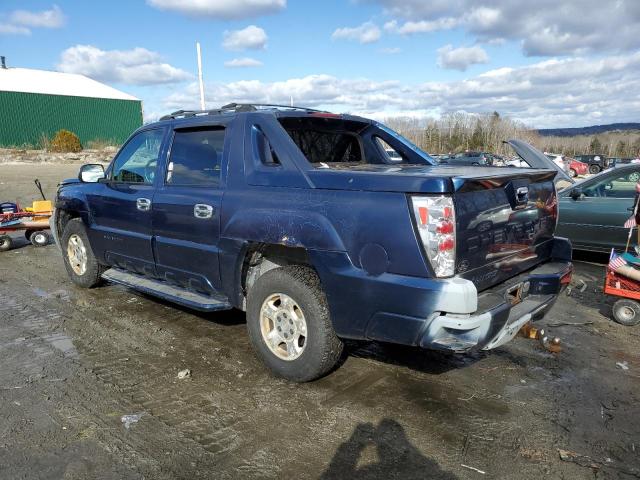 3GNEK13TX2G147234 - 2002 CHEVROLET AVALANCHE BLUE photo 2