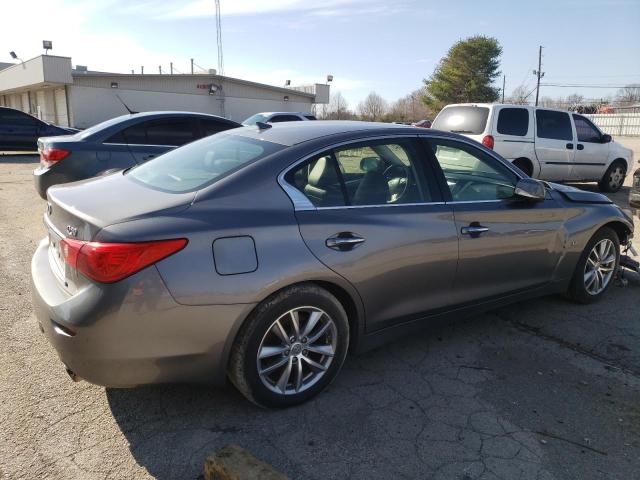 JN1BV7ARXEM691461 - 2014 INFINITI Q50 GRAY photo 4