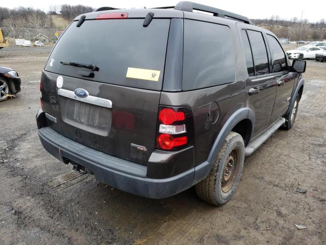 1FMEU73E27UB86410 - 2007 FORD EXPLORER GRAY photo 4