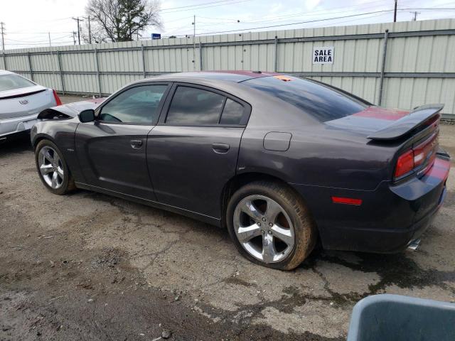 2C3CDXCT8EH353531 - 2014 DODGE CHARGER R/ CHARCOAL photo 2