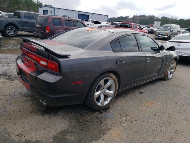 2C3CDXCT8EH353531 - 2014 DODGE CHARGER R/ CHARCOAL photo 3