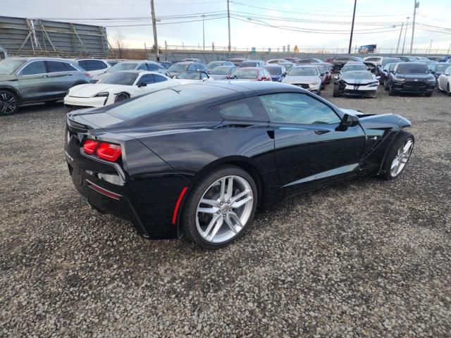 1G1YA2D71K5119922 - 2019 CHEVROLET CORVETTE S BLACK photo 4