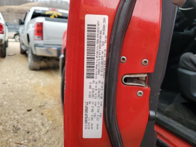 3D7UT2CL8BG618570 - 2011 DODGE RAM 2500 RED photo 12