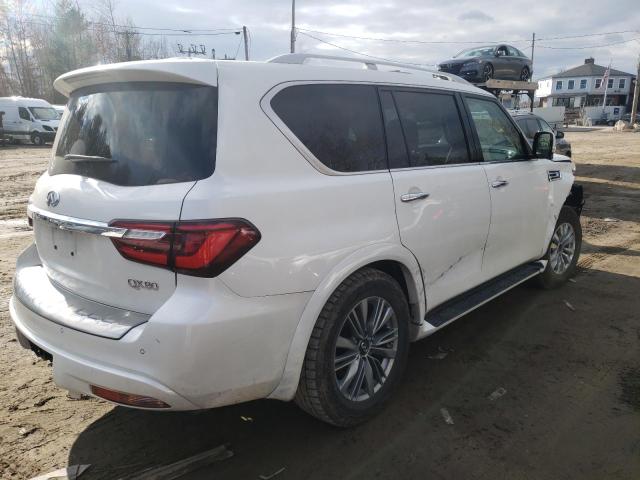 JN8AZ2AE8M9268705 - 2021 INFINITI QX80 LUXE WHITE photo 3