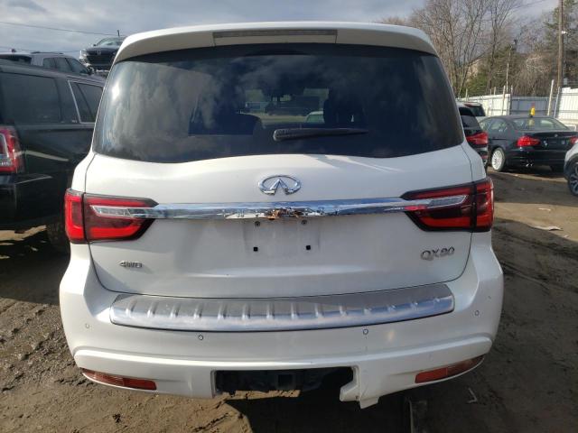 JN8AZ2AE8M9268705 - 2021 INFINITI QX80 LUXE WHITE photo 6