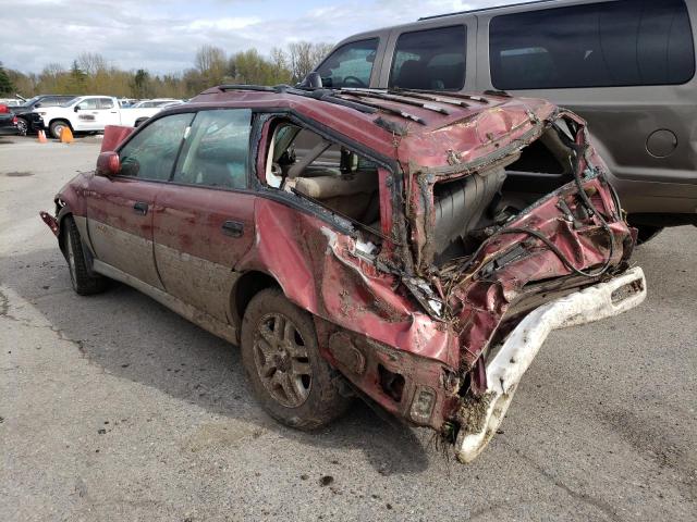 4S3BH675436610748 - 2003 SUBARU LEGACY OUT RED photo 3
