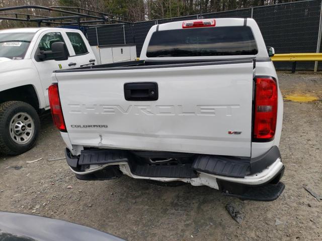 1GCGTCEN7M1269835 - 2021 CHEVROLET COLORADO L WHITE photo 6