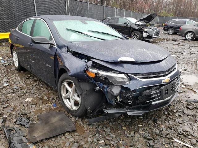 1G1ZB5ST0JF200244 - 2018 CHEVROLET MALIBU LS BLUE photo 1