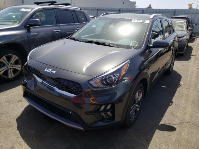 KNDCM3LDXN5537518 - 2022 KIA NIRO LXS CHARCOAL photo 2