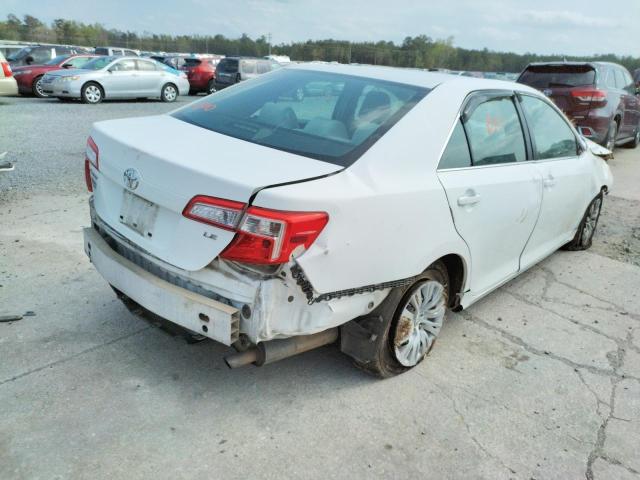 4T1BF1FK2CU548189 - 2012 TOYOTA CAMRY BASE WHITE photo 4